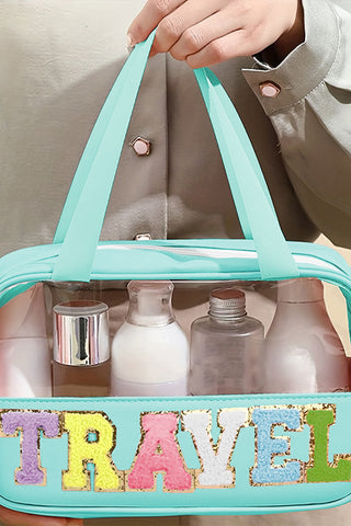 Travel Makeup Bag - Green