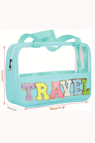 Travel Makeup Bag - Green