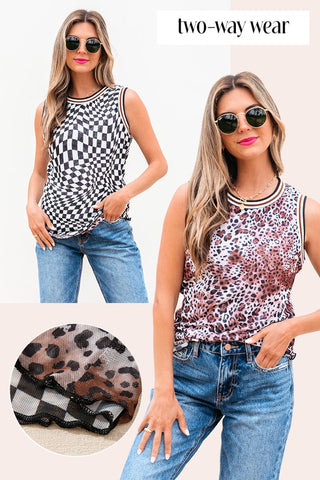 Reversible Sleeveless Top