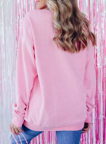 Merry Everything Sweatshirt - Peach Blossom