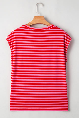 Strawberry Striped Top