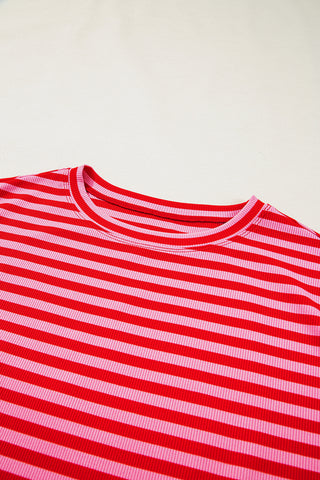 Strawberry Striped Top