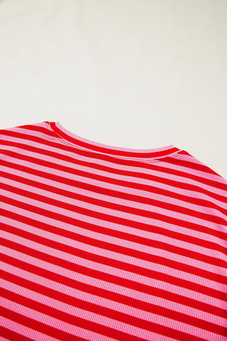 Strawberry Striped Top