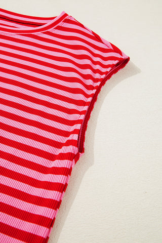 Strawberry Striped Top