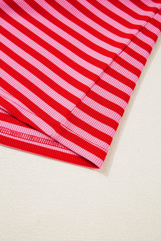 Strawberry Striped Top