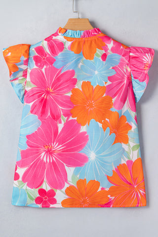 Aloha Vibes Flutter Sleeve Top