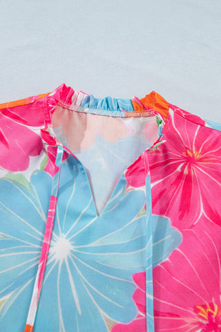 Aloha Vibes Flutter Sleeve Top