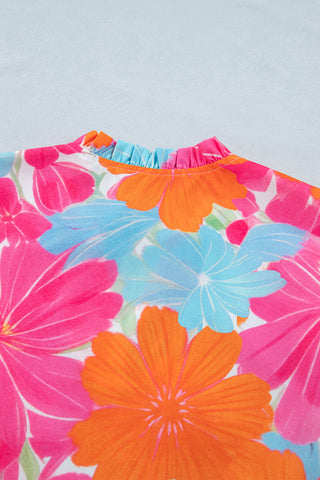 Aloha Vibes Flutter Sleeve Top