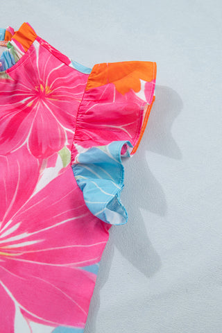 Aloha Vibes Flutter Sleeve Top