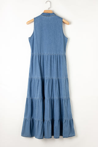 Jean Maxi Dress- Chambray