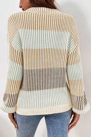 Pastel Stripes Sweater - Blue