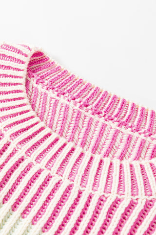 Pastel Stripes Sweater - Pink