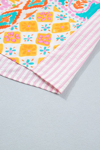 Pink Lemonaide Flutter Sleeve Top