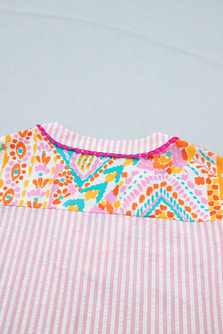 Pink Lemonaide Flutter Sleeve Top
