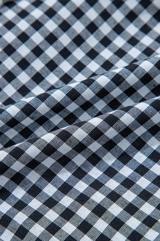 Gingham Shorts - Black