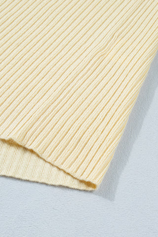 Striped Sleeve Knit Top