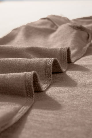 Contrast Trim Tank Top - Taupe
