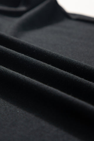 Contrast Trim Tank Top - Black
