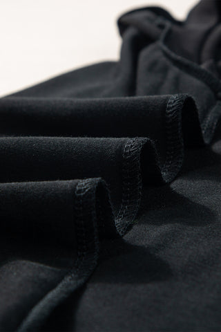 Contrast Trim Tank Top - Black
