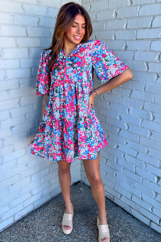 Summer Garden Swing Dress