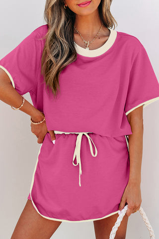Skirt Set - Dark Pink