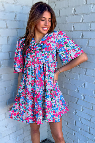 Summer Garden Swing Dress