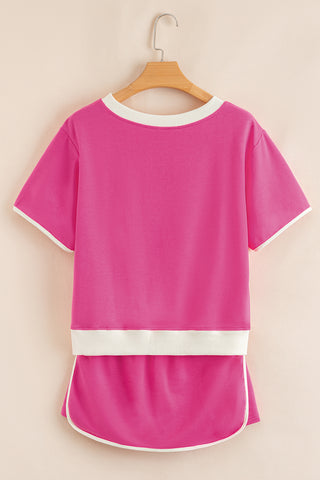 Skirt Set - Dark Pink