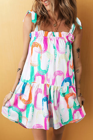 Colorful Sundress - White Rainbow