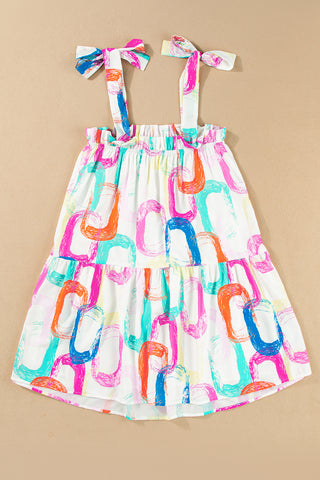 Colorful Sundress - White Rainbow