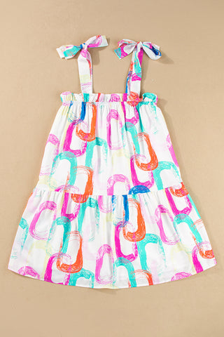 Colorful Sundress - White Rainbow