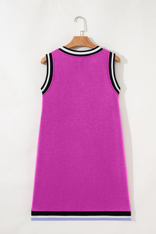 Sporty Dress - Hot Pink
