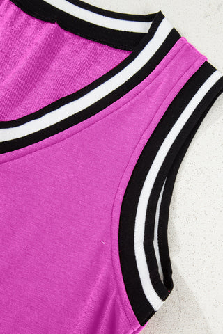 Sporty Dress - Hot Pink