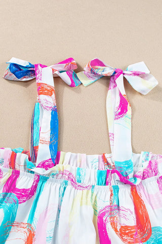 Colorful Sundress - White Rainbow
