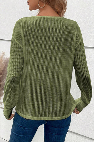 V-Neck Thermal Top - Green