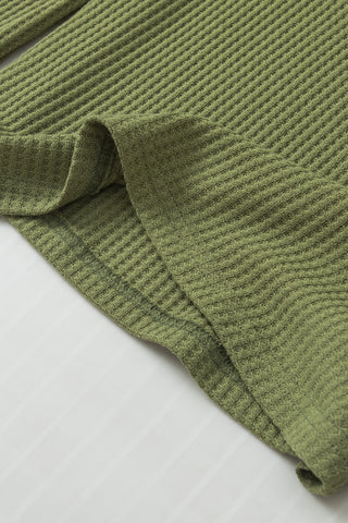 V-Neck Thermal Top - Green