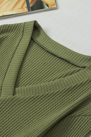 V-Neck Thermal Top - Green