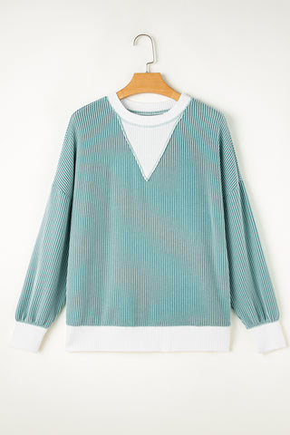 Oversized Textured Top - Green