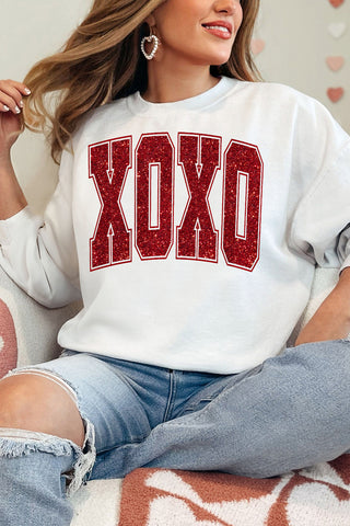 Sequined Print Sweatshirt