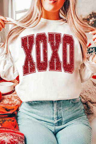 Sequined Print Sweatshirt