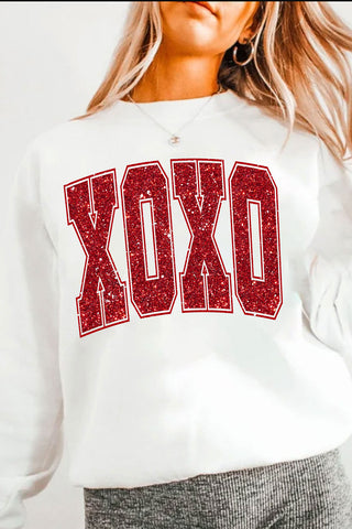 Sequined Print Sweatshirt
