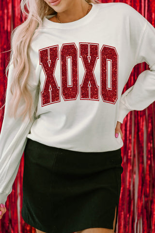Sequined Print Sweatshirt