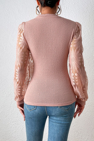 Sunflower Mesh Top - Pink