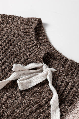 Cozy Fall Mixed Pattern Sweater