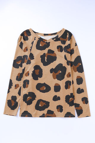 Relaxed Fit Leopard Top
