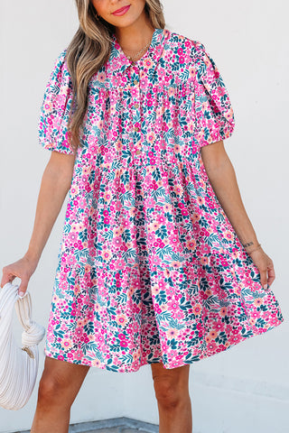 Summer Wildflowers Dress - Pink