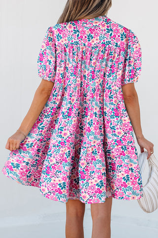 Summer Wildflowers Dress - Pink