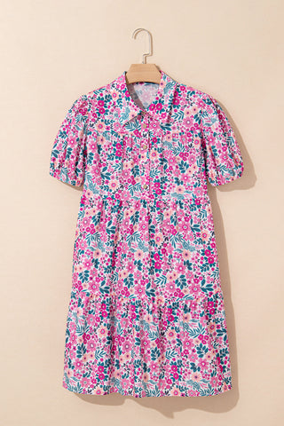 Summer Wildflowers Dress - Pink