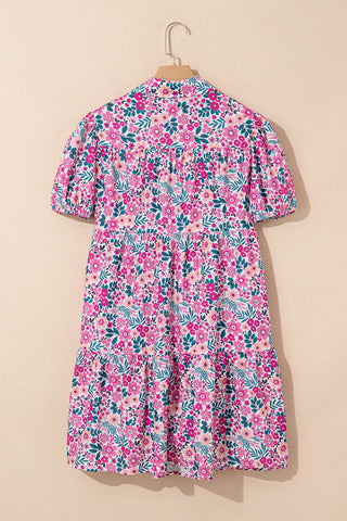Summer Wildflowers Dress - Pink