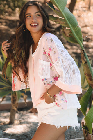 Vintage Rose Lacy Top