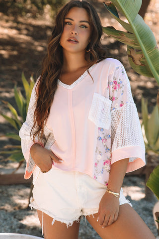 Vintage Rose Lacy Top